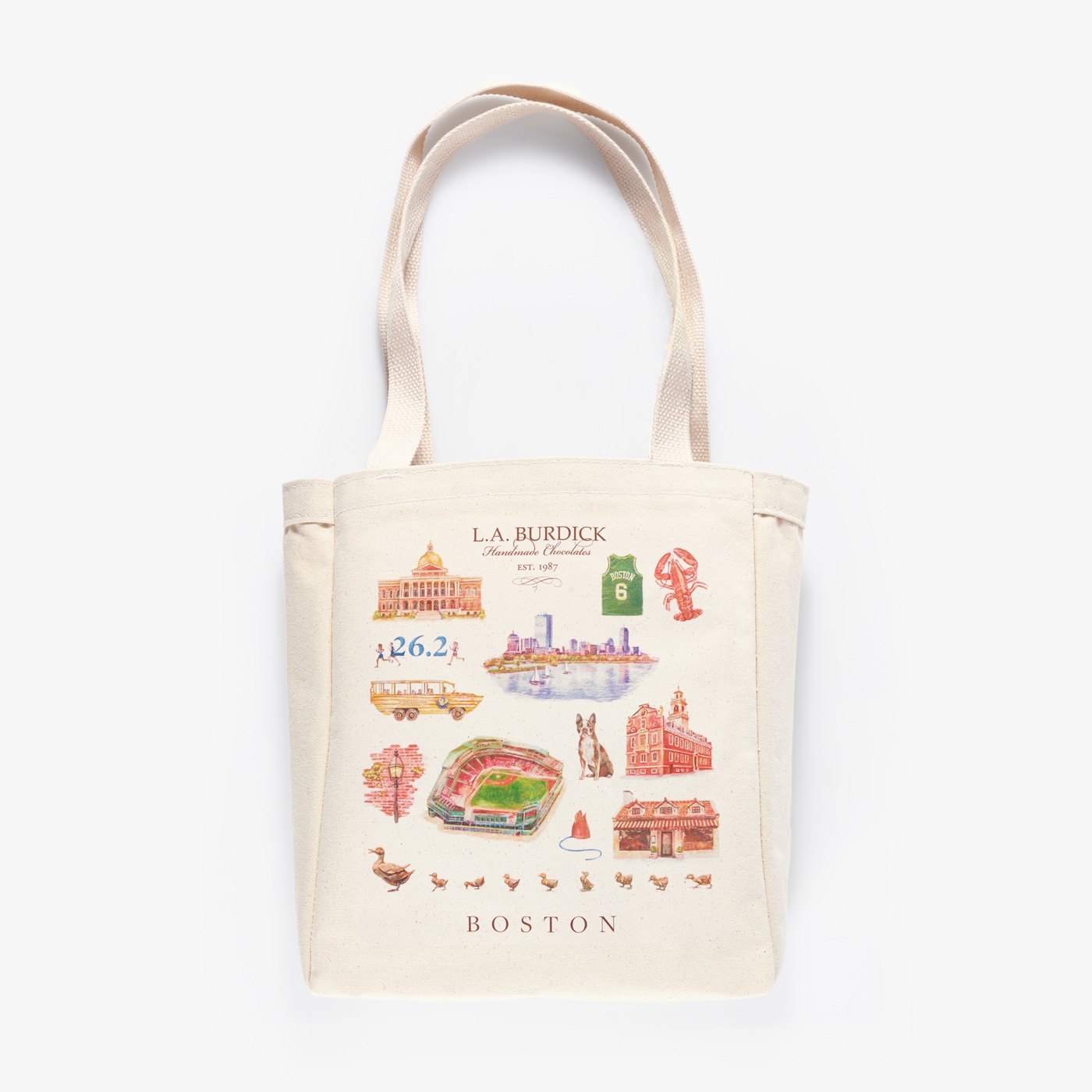 Cotton Canvas Tote Bag - Boston, MA (BOS)